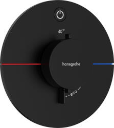 Hansgrohe ShowerSelect Comfort S zuhanycsaptelep süllyesztett z termosztáttal fekete 15553670