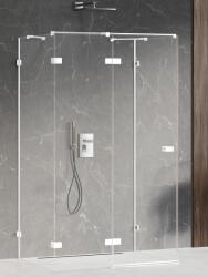 NEW TRENDY Avexa White zuhanykabin 110x80 cm négyszögletes fehér matt/átlátszó üveg EXK-2850 (EXK2850)