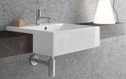 Globo Forty3 mosdótál 55x47 cm négyszögletes klasszikus-beépíthető fehér FO055. BI (FO055BI)