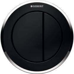 Geberit Typ 10 öblítő gomb WC-hez fényezett króm-fekete 116.057. KM. 1