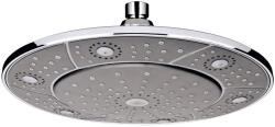 INVENA Socho fejzuhany 24x24 cm kerek króm SC-D1-002
