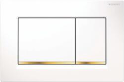 Geberit Sigma20 öblítő gomb WC-hez fehér-arany 115.883. KK. 1 (115883KK1)