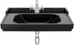 Roca Carmen mosdótál 80x50 cm négyszögletes klasszikus fekete A3270A0560 (A3270A0560)