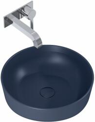 Elita Lorca mosdótál 41.5x41.5 cm kerek mosdótálak kék matt RE040420047030 (RE040420047030)