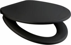 Duschy Softlux wc ülőke lecsapodás-gátlós fekete 805-23 (80523)