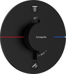 Hansgrohe ShowerSelect Comfort S kád és zuhany csaptelep süllyesztett z termosztáttal fekete 15556670