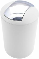 Duschy Simply szemeteskosár 6 l króm-fehér 860-09 (86009)