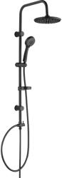 Kuchinox Cento zuhany készlet fal trópusi zuhany opcióval fekete PKC70OX (PKC70OX)