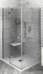 POLYSAN Fortis Line zuhanyfal 90 cm króm fényes/átlátszó üveg FL3590 (FL3590)