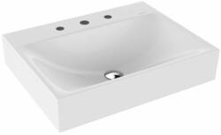 KALDEWEI Silenio mosdótál 60x46 cm négyszögletes klasszikus fehér fényes 904306273001 (904306273001)