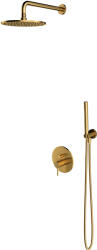 Omnires Y zuhany készlet beépített trópusi zuhany opcióval arany SYSY19GLB (SYSY19GLB)