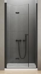 NEW TRENDY New Soleo Black zuhanyajtók 100 cm összecsukható fekete matt/átlátszó üveg D-0226A (D0226A)