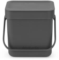 Brabantia Sort & Go szemeteskosár 3 l szürke 209888