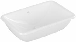 Villeroy & Boch Loop & Friends mosdótál 60.5x41 cm négyszögletes süllyesztett fehér fényes 4A650001 (4A650001)