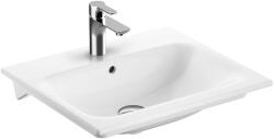 Geberit Selnova Square mosdótál 55x48 cm négyszögletes beépíthető fehér fényes 500.993. 00.1 (500993001)