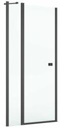 Roca Capital zuhanyajtók 80 cm dönthető fekete matt/átlátszó üveg AM4608016M (AM4608016M)