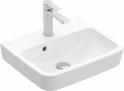 Villeroy & Boch O. Novo mosdótál 45x37 cm négyszögletes klasszikus fehér fényes 43444G01 (43444G01)