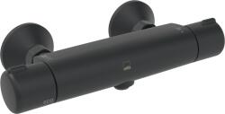 Oras Nova zuhanycsaptelep fal z termosztáttal fekete 7460U-33 (7460U33)