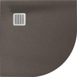 Roca Terran félkör alakú zuhanytálca 90x90 cm kávé AP10538438401660 (AP10538438401660)