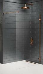 NEW TRENDY Avexa Copper Brushed zuhanykabin fal walk-in 60 cm réz csiszolt/átlátszó üveg EXK-7133 (EXK7133)