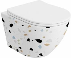 Lavita Sofi Slim wc csésze lassú záródású ülőkével függesztett dilettációs szivacs nélkül fehér fényes 5900378326496