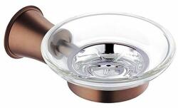 Omnires Art LIne szappantartó fali réz-transzparens AL53420ORB (AL53420ORB)