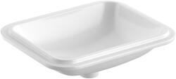 Geberit Variform mosdótál 45x35 cm négyszögletes alulról beépíthető fehér fényes 500.763. 00.2 (500763002)