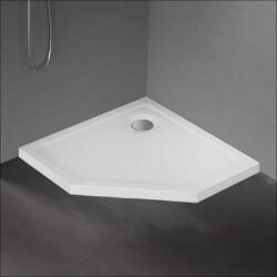 New Trendy Mild Stone ötszögletű zuhanytálca 90x90 cm fekete B-0582 (B0582)