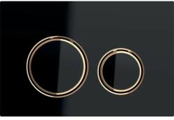 Geberit Sigma50 öblítő gomb WC-hez fekete 115.650. SJ. 1 (115650SJ1)