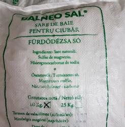 Fürdődézsa só 25kg (dúsított)