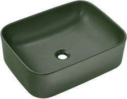 Comad Kama mosdótál 50.5x38 cm négyszögletes mosdótálak zöld UN-KAMA-MFG-50