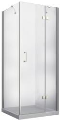 Besco Viva zuhanykabin 80x80 cm négyzet króm fényes/átlátszó üveg VKP-80-195-C (VKP80195C)
