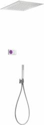 TRES Shower Technology zuhany készlet beépített termosztáttal trópusi zuhany opcióval króm 092.865. 61