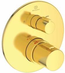 Ideal Standard Ceratherm kád és zuhany csaptelep süllyesztett z termosztáttal arany A5814A2