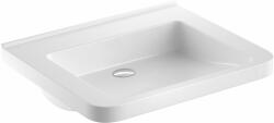 Geberit Selnova Comfort Square mosdótál 65x55 cm négyszögletes klasszikus mozgássérülteknek fehér fényes 500.790. 01.7 (500790017)