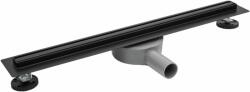 BALNEO Slim & Low ProLine Black lineáris lefolyó ráccsal 70 cm fekete A0401020201-2