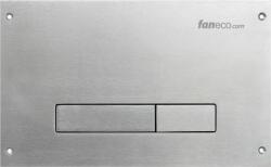Faneco Slim öblítő gomb WC-hez acél KKM08SNM (KKM08SNM)