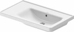 Duravit D-Neo mosdótál 80x48 cm négyszögletes beépíthető fehér fényes 2370800060 (2370800060)