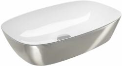 CATALANO Green mosdótál 60x40 cm ovális mosdótálak fehér-ezüst 0622600041 (0622600041)