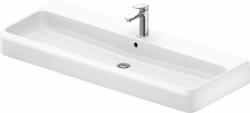 Duravit Qatego mosdótál 120x47 cm négyszögletes beépíthető fehér fényes 2382120000 (2382120000)