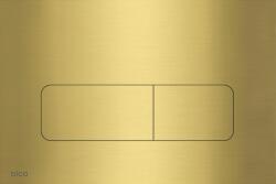 Alca Flat öblítő gomb WC-hez arany MOON-BRASS