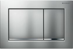 Geberit Omega20 öblítő gomb WC-hez fényezett króm-matt króm 115.080. JQ. 1 (115080JQ1)