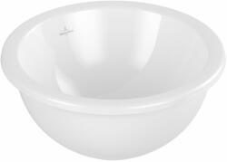 Villeroy & Boch Loop & Friends mosdótál 45x45 cm ovális süllyesztett fehér fényes 4A600101 (4A600101)