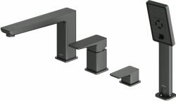 Omnires Parma kád és zuhany csaptelep fürdőkád fölé grafit PM7432GR (PM7432GR)