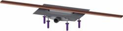 KESSEL Linearis Infinity zuhany lefolyó 100 cm réz 45303.10