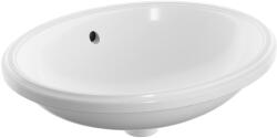Geberit Variform mosdótál 50x40 cm ovális alulról beépíthető fehér fényes 500.752. 00.2 (500752002)