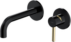 Omnires Y mosdócsaptelep süllyesztett fekete-arany Y1215HBLGL (Y1215HBLGL)