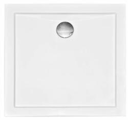 Besco Aquarius Slimline négyzet alakú zuhanytálca 80x80 cm fehér BAA-80-K (BAA80K)