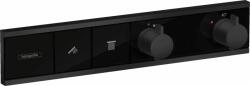 Hansgrohe RainSelect kád és zuhany csaptelep süllyesztett z termosztáttal fekete 15380670