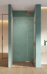 NEW TRENDY Eventa Copper Shine zuhanyajtók 110 cm dönthető réz fényes/átlátszó üveg EXK-6359 (EXK6359)